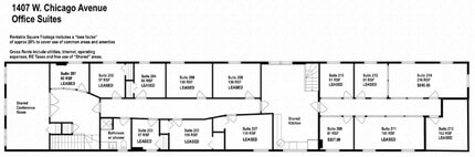 1407 W Chicago Ave, Chicago, IL for lease Floor Plan- Image 1 of 9