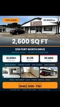 1208-1222 Fort Worth Dr, Denton, TX for lease - Commercial Listing Video 