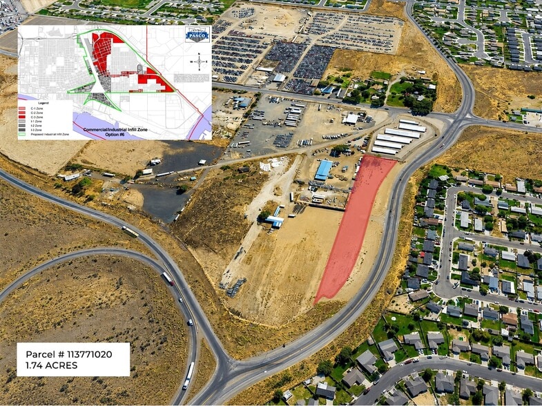 E Lewis St, Pasco, WA for sale - Aerial - Image 3 of 6