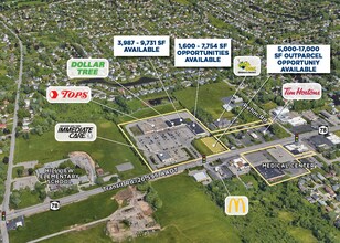 6363-6375 Transit Rd, Lancaster, NY - AERIAL  map view