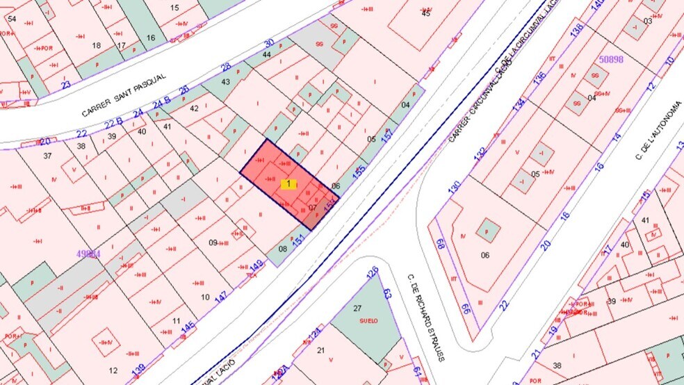 Carrer de la Circumval.Lació, 155, Santa Coloma de Gramenet, Barcelona à vendre - Plan de site - Image 3 de 3