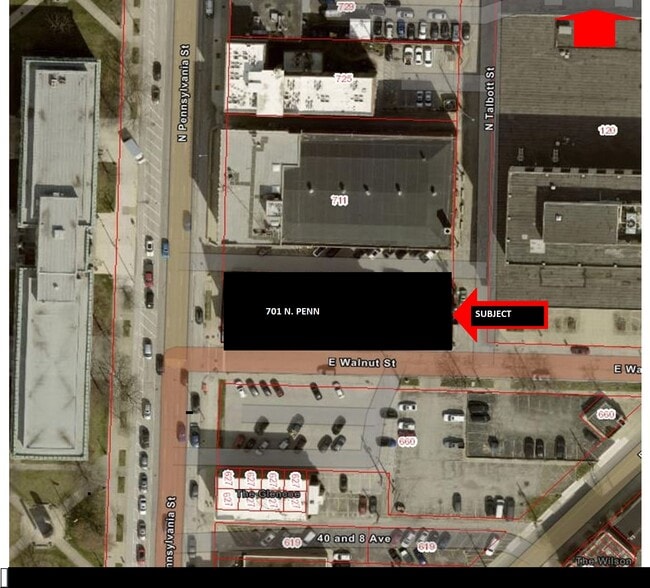 701 N Pennsylvania St, Indianapolis, IN for sale - Site Plan - Image 1 of 5