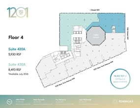 1201 New York Ave NW, Washington, DC à louer Plan d’étage- Image 1 de 1