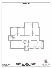 1050 E Southern Ave, Tempe, AZ à louer Plan d  tage- Image 1 de 1