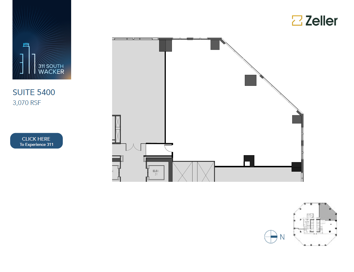 311 S Wacker Dr, Chicago, IL for lease Floor Plan- Image 1 of 1