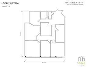 245 Rue Soumande, Québec, QC à louer Plan de site- Image 1 de 1