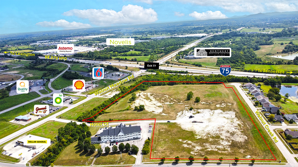 351 Hotel Ct, Berea, KY for sale - Aerial - Image 1 of 8