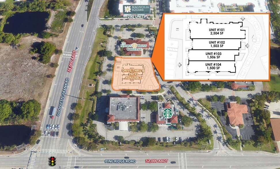 Pine Ridge Road, Naples, FL à louer - Plan de site - Image 2 de 3