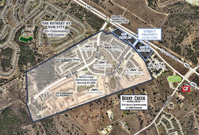 Plus de détails pour 2453 State Highway 195, Georgetown, TX - Terrain à vendre