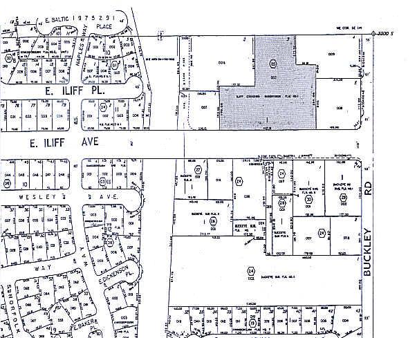 16821-16893 E Iliff Ave, Aurora, CO for lease - Plat Map - Image 2 of 4