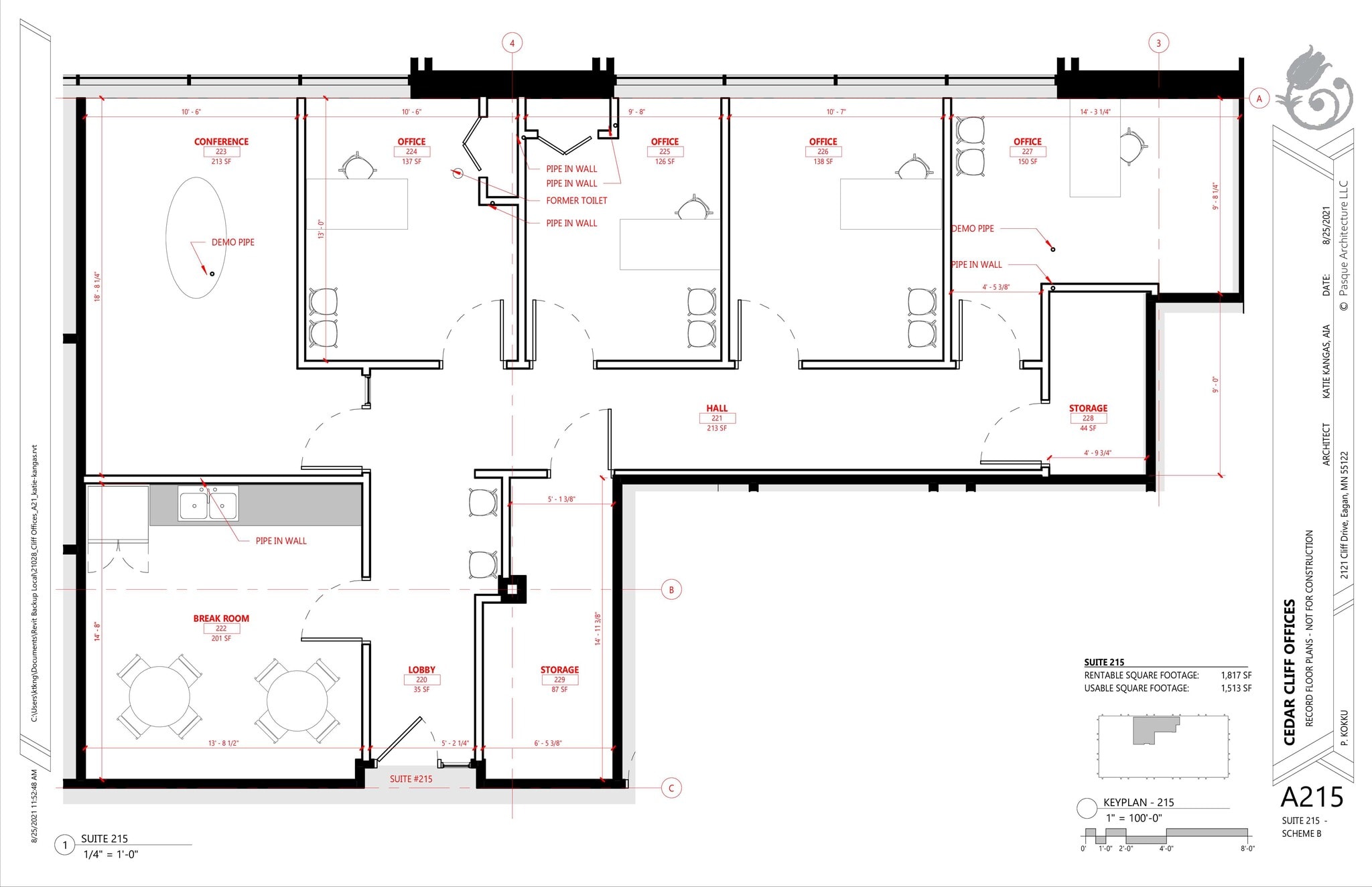 2121 Cliff Dr, Eagan, MN à louer Plan d’étage- Image 1 de 1