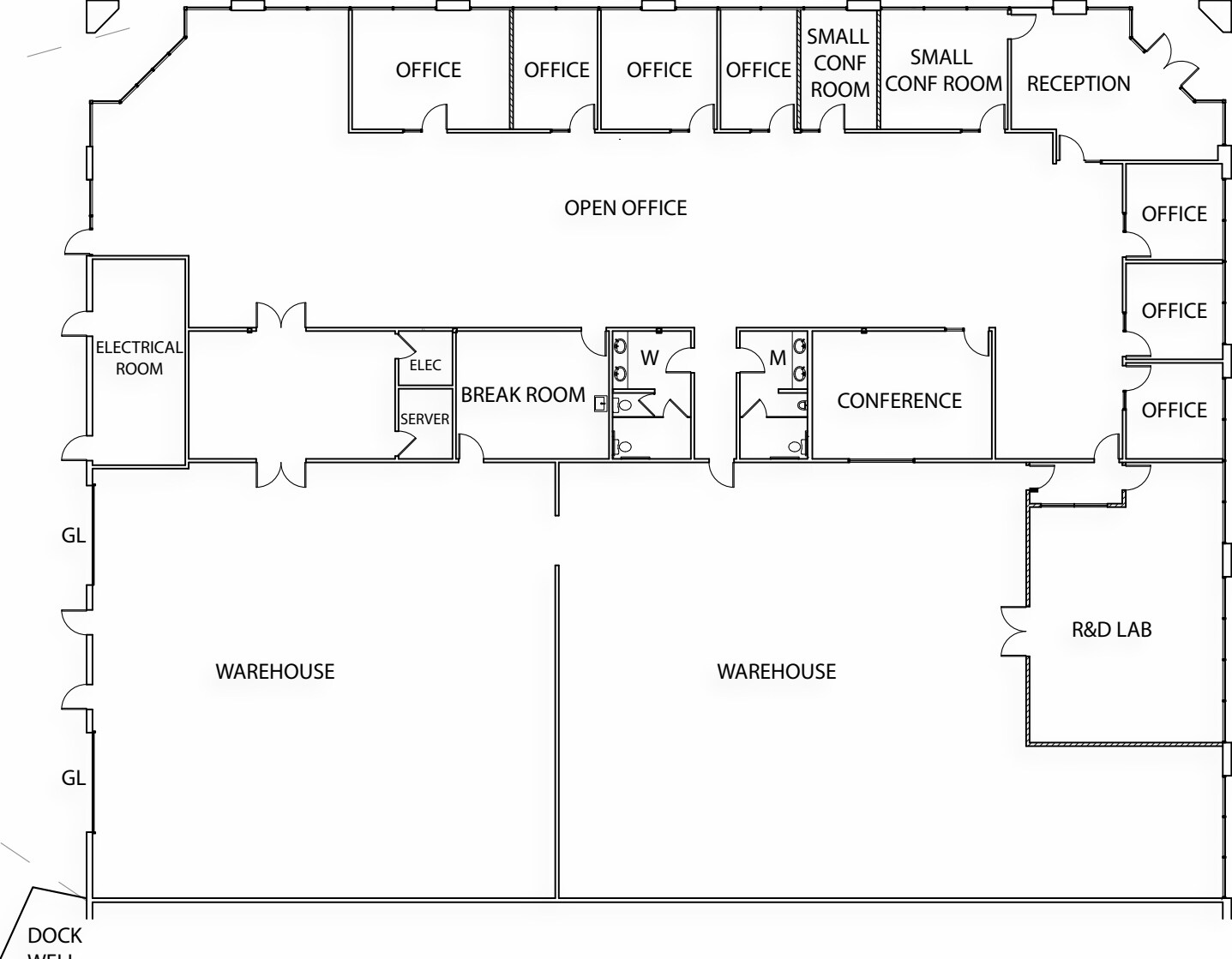 901-941 Cadillac Ct, Milpitas, CA for lease Floor Plan- Image 1 of 2