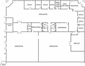 901-941 Cadillac Ct, Milpitas, CA for lease Floor Plan- Image 1 of 2