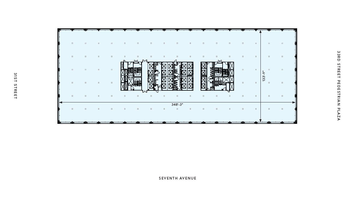 PENN 2, New York, NY for lease Floor Plan- Image 1 of 1