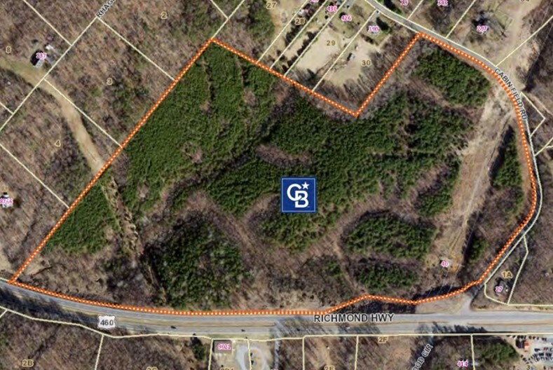 Richmond Hwy. & Cabin Field Rd., Lynchburg, VA for sale Aerial- Image 1 of 4