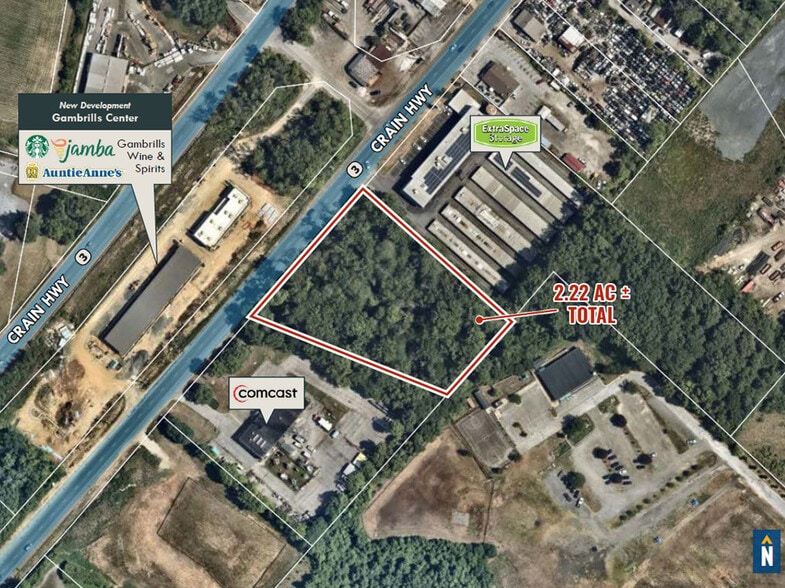 MD Route 3 N - Plot 1-3, Gambrills, MD for sale - Plat Map - Image 3 of 3