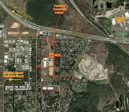 3980-3990 S Pipkin Rd, Lakeland, FL - Aérien Vue de la carte