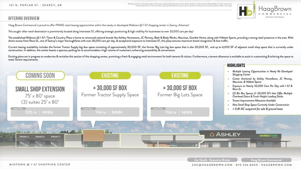 101 N Poplar St, Searcy, AR à louer - Photo du bâtiment - Image 2 de 8