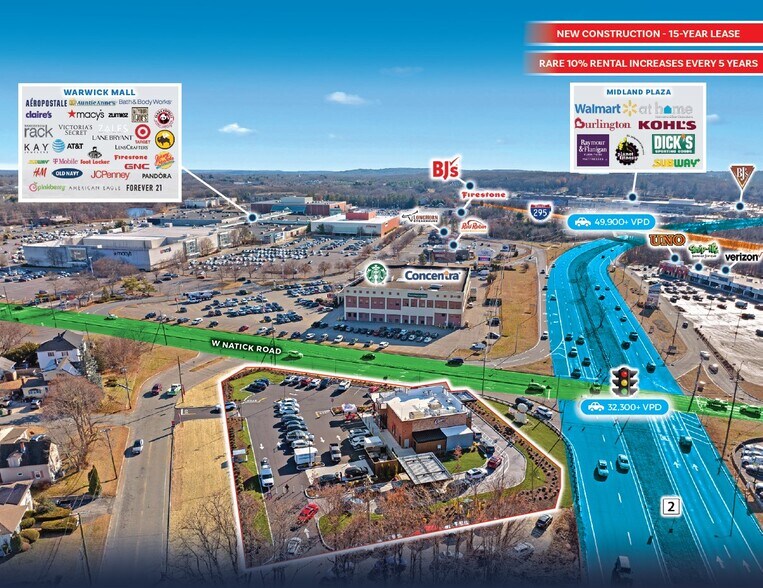 336 Bald Hill Rd, Warwick, RI à vendre - Photo du bâtiment - Image 1 de 7