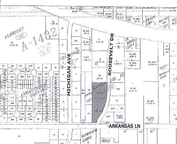 2100 Roosevelt Dr, Arlington, TX à louer - Plan cadastral - Image 3 de 5