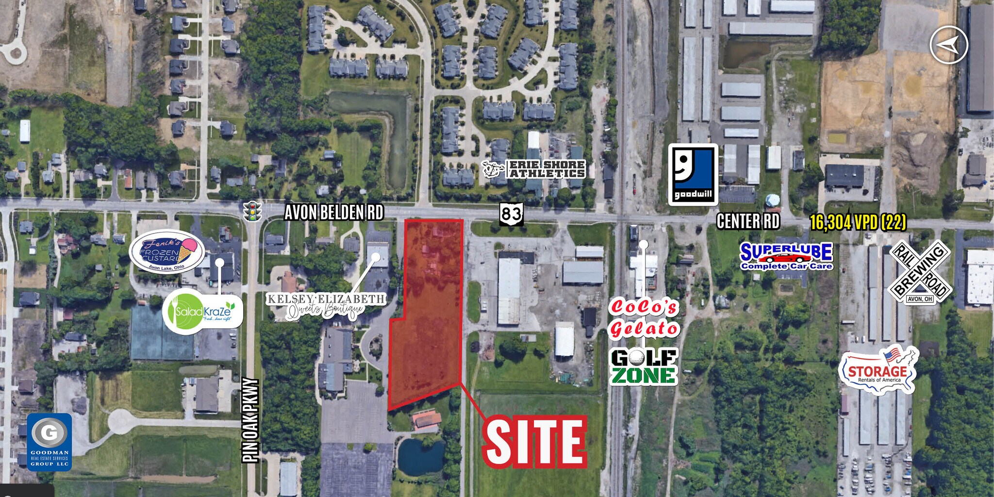 732 Avon Belden Rd, Avon Lake, OH à vendre Aérien- Image 1 de 5