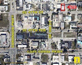 861 SE 47th Ter, Cape Coral, FL - AERIAL map view