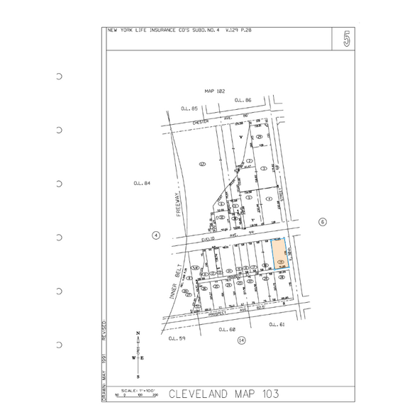 2930 Euclid Ave, Cleveland, OH à louer - Plan cadastral - Image 3 de 3