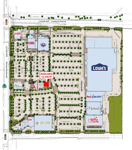 4124-4134 S Mooney Blvd, Visalia, CA for lease - Site Plan - Image 3 of 6