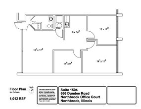 666 Dundee Rd, Northbrook, IL for lease Floor Plan- Image 1 of 1