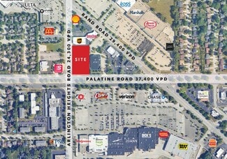 Plus de détails pour 200 E Palatine Rd, Arlington Heights, IL - Terrain à louer