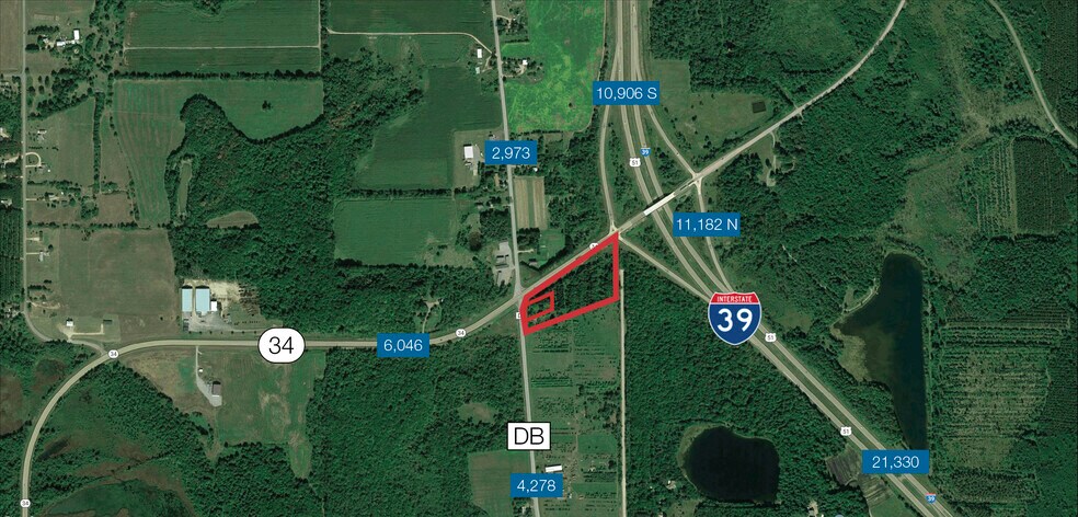 204739 County Road DB, Mosinee, WI à vendre - Aérien - Image 3 de 4