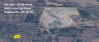 Plus de détails pour 5490 Lone Oak Rd, Lone Oak, GA - Terrain à vendre