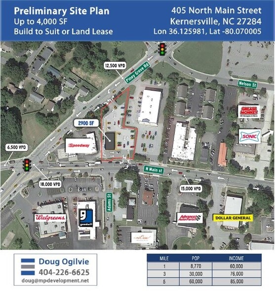 405 N Main St, Kernersville, NC for lease - Building Photo - Image 1 of 7