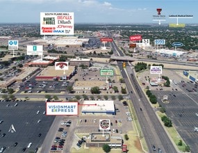 6802-6820 Slide Rd, Lubbock, TX - Aérien  Vue de la carte