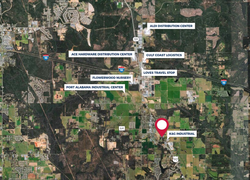 26655 Railroad Ave, Loxley, AL à louer - Aérien - Image 2 de 6