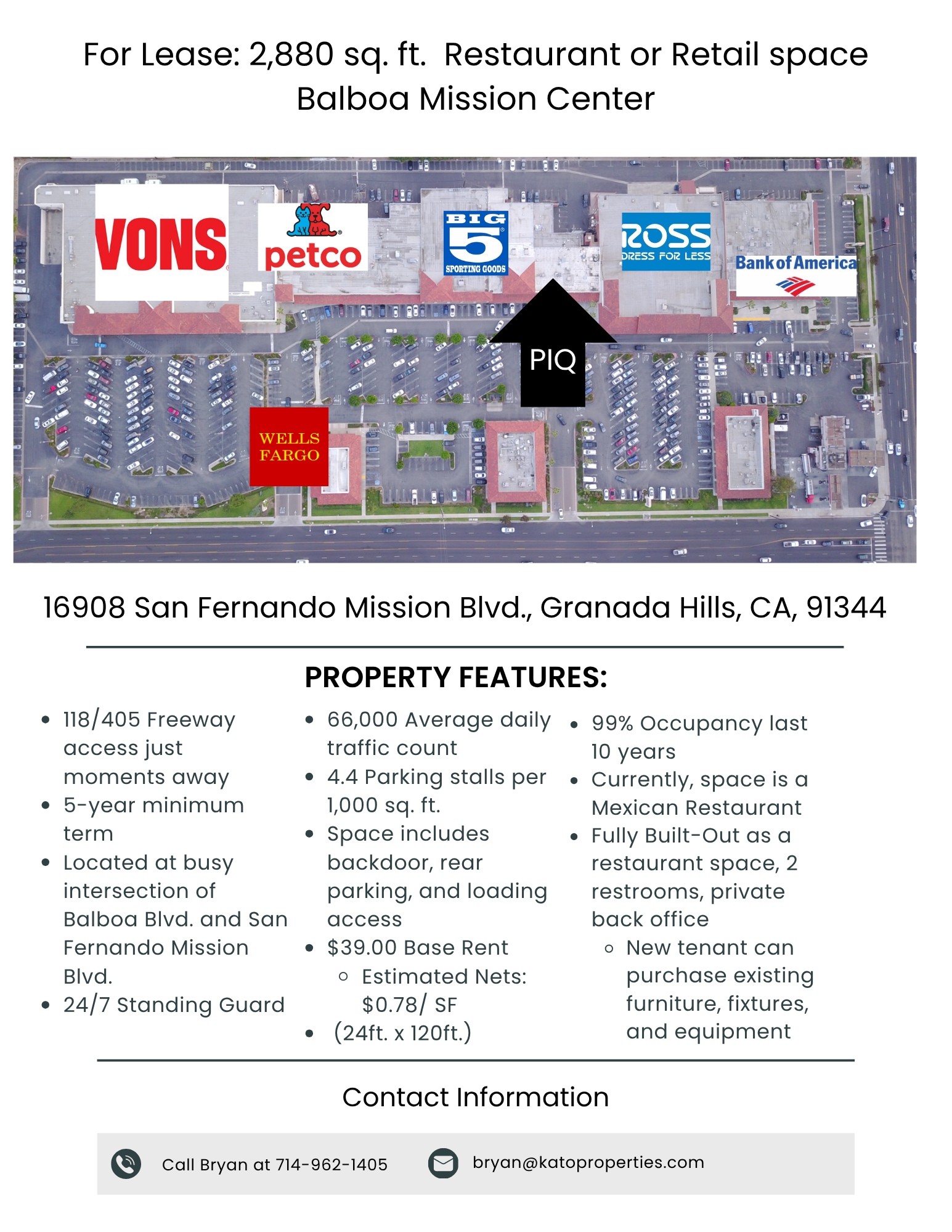 16930 San Fernando Mission Blvd, Granada Hills, CA for lease Other- Image 1 of 9