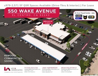 Plus de détails pour 550 Wake Ave, El Centro, CA - Commerce de détail à louer