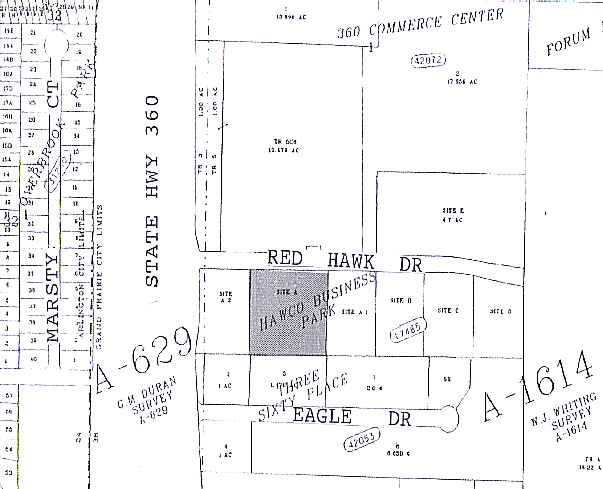3011-3017 Red Hawk Dr, Grand Prairie, TX à louer - Plan cadastral - Image 2 de 4
