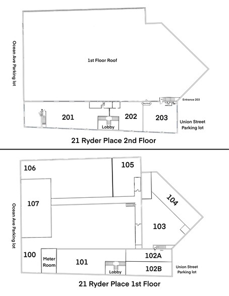 21 Ryder Pl, East Rockaway, NY for lease - Floor Plan - Image 2 of 4