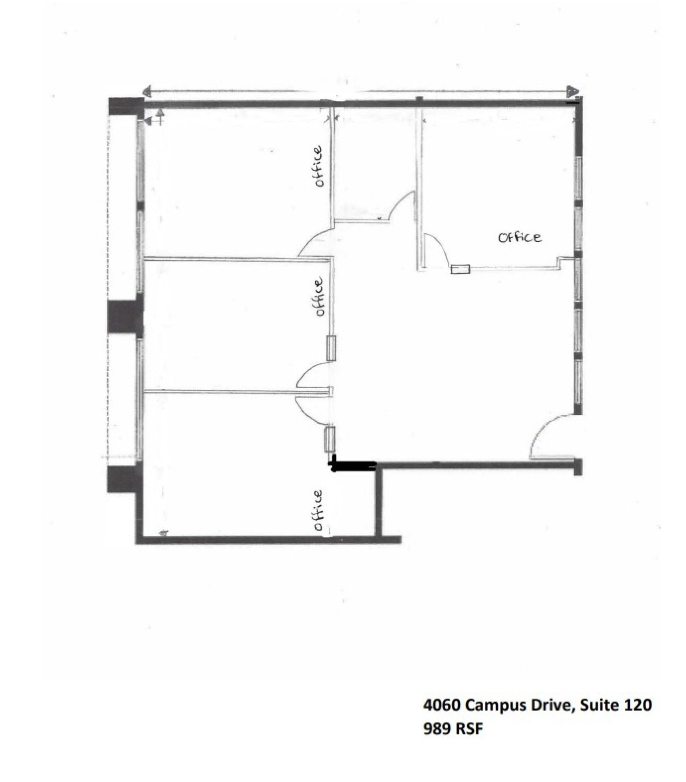 4060 Campus Dr, Newport Beach, CA à louer Plan d’étage- Image 1 de 1
