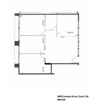 4060 Campus Dr, Newport Beach, CA à louer Plan d’étage- Image 1 de 1