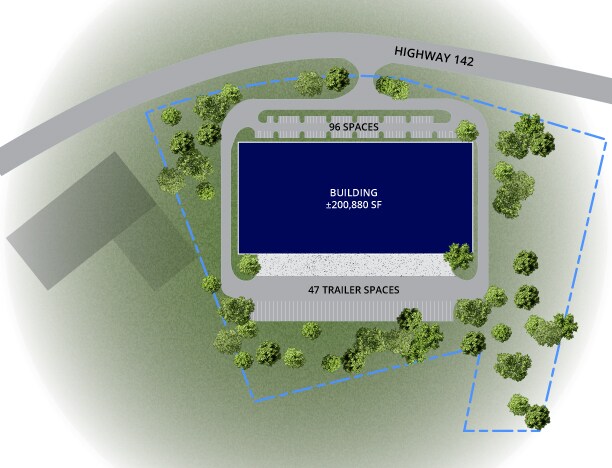 14053 Industrial Park Blvd, Covington, GA à louer - Plan de site - Image 3 de 3
