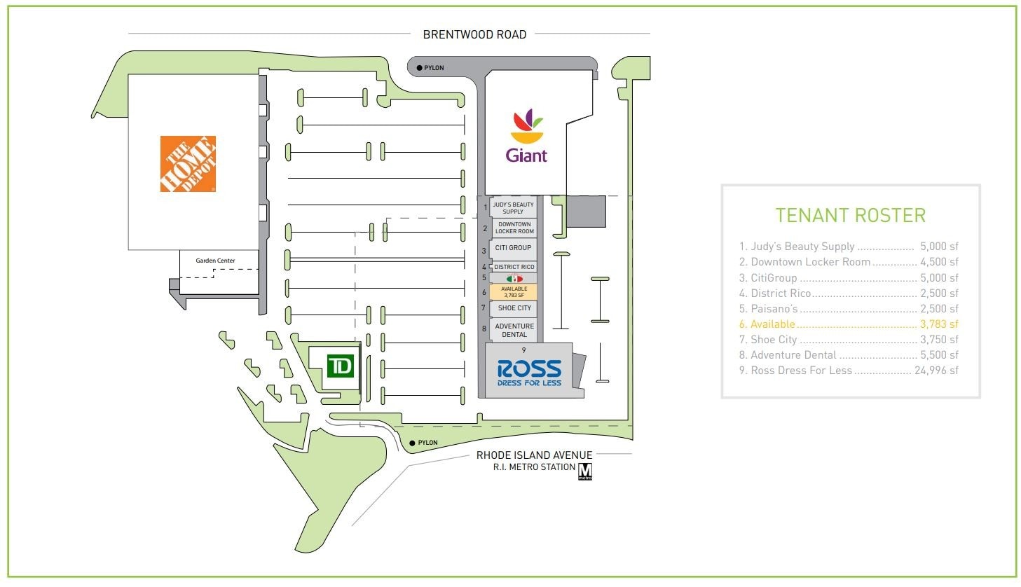 1060 Brentwood Rd NE, Washington, DC for lease Site Plan- Image 1 of 2