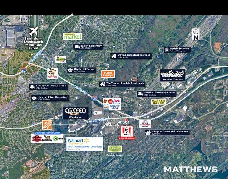 7909 Crestwood Blvd, Birmingham, AL à vendre - Photo du bâtiment - Image 3 de 3