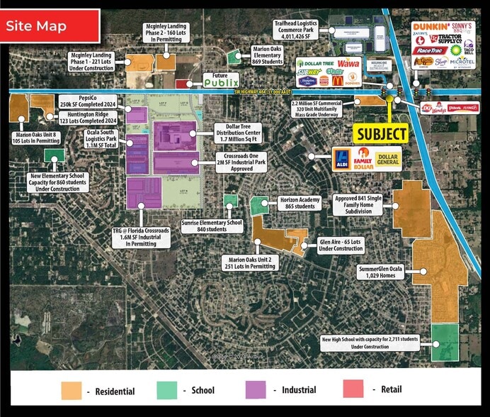 SWQ of I-75 & SW Highway 484, Ocala, FL for lease - Building Photo - Image 2 of 2