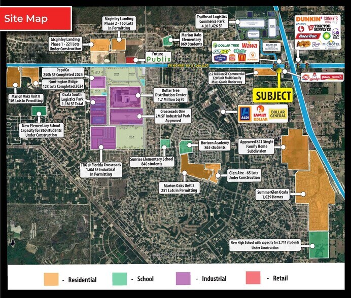 SWQ of I-75 & SW Highway 484, Ocala, FL à louer - Photo du bâtiment - Image 2 de 2