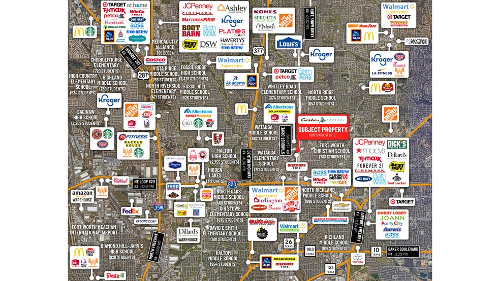 5955 Rufe Snow Dr, Watauga, TX à vendre - Photo du bâtiment - Image 3 de 7