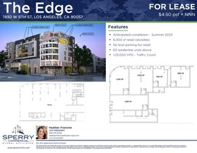 602 S Westlake Ave, Los Angeles, CA à louer Plan d’étage- Image 1 de 1