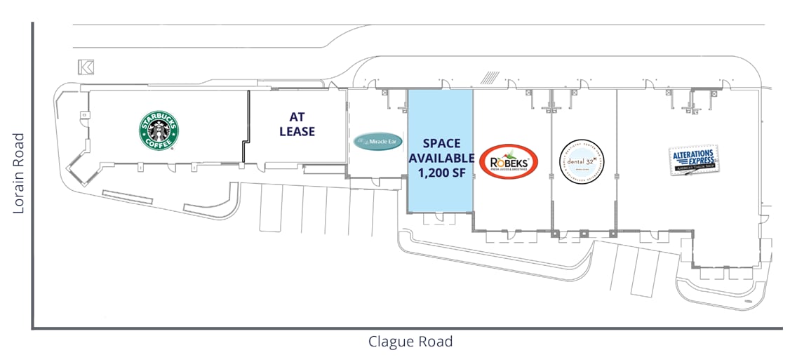 23420 Lorain Rd, North Olmsted, OH for lease Floor Plan- Image 1 of 1