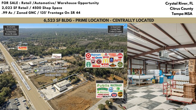 Plus de détails pour 6680 W Gulf To Lake Hwy, Crystal River, FL - Commerce de détail à vendre